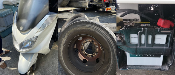 Items not accepted by municipal pickup in Japan