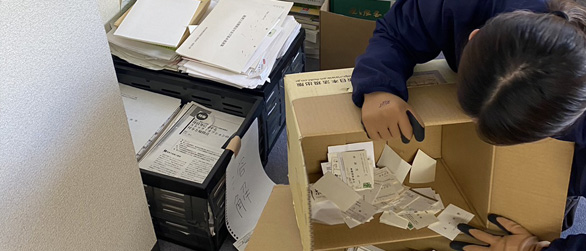 Secure destruction of documents and data storage devices