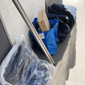 Trust us with the collection of futons and bookshelves etc from the 3rd floor.