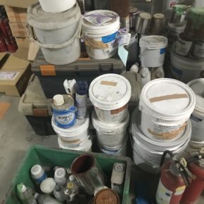 How to get rid of many used paints