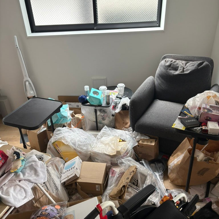 Room Decluttering and Junk Removal – Repeat Customer in Minato