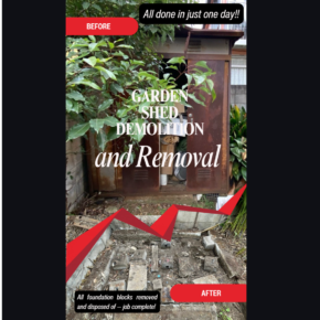 Taking Down a Rusty Old Storage Shed! A Look at How We Did It ― Suginami, Tokyo