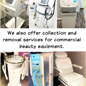 We also offer collection and removal services for commercial beauty equipment.