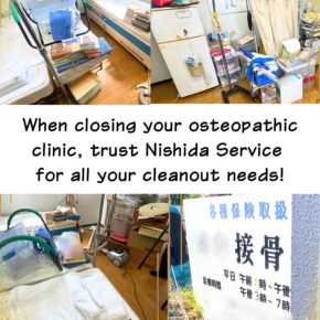 When closing your osteopathic clinic, trust Nishida Service for all your cleanout needs!