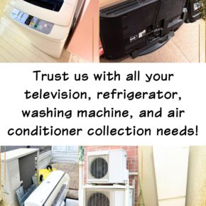 Trust us with all your television, refrigerator, washing machine, and air conditioner collection needs!