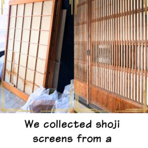 We collected shoji screens from a Japanese-style room！