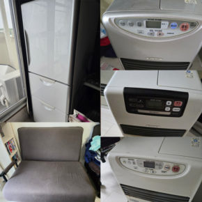 Multiple Heaters, Fridge and Sofa Removed in Yokosuka – 5th Floor Pickup