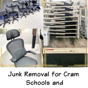 Junk Removal for Cram Schools and Tutoring Centers!
