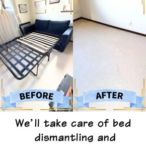 We’ll take care of bed dismantling and removal for you!